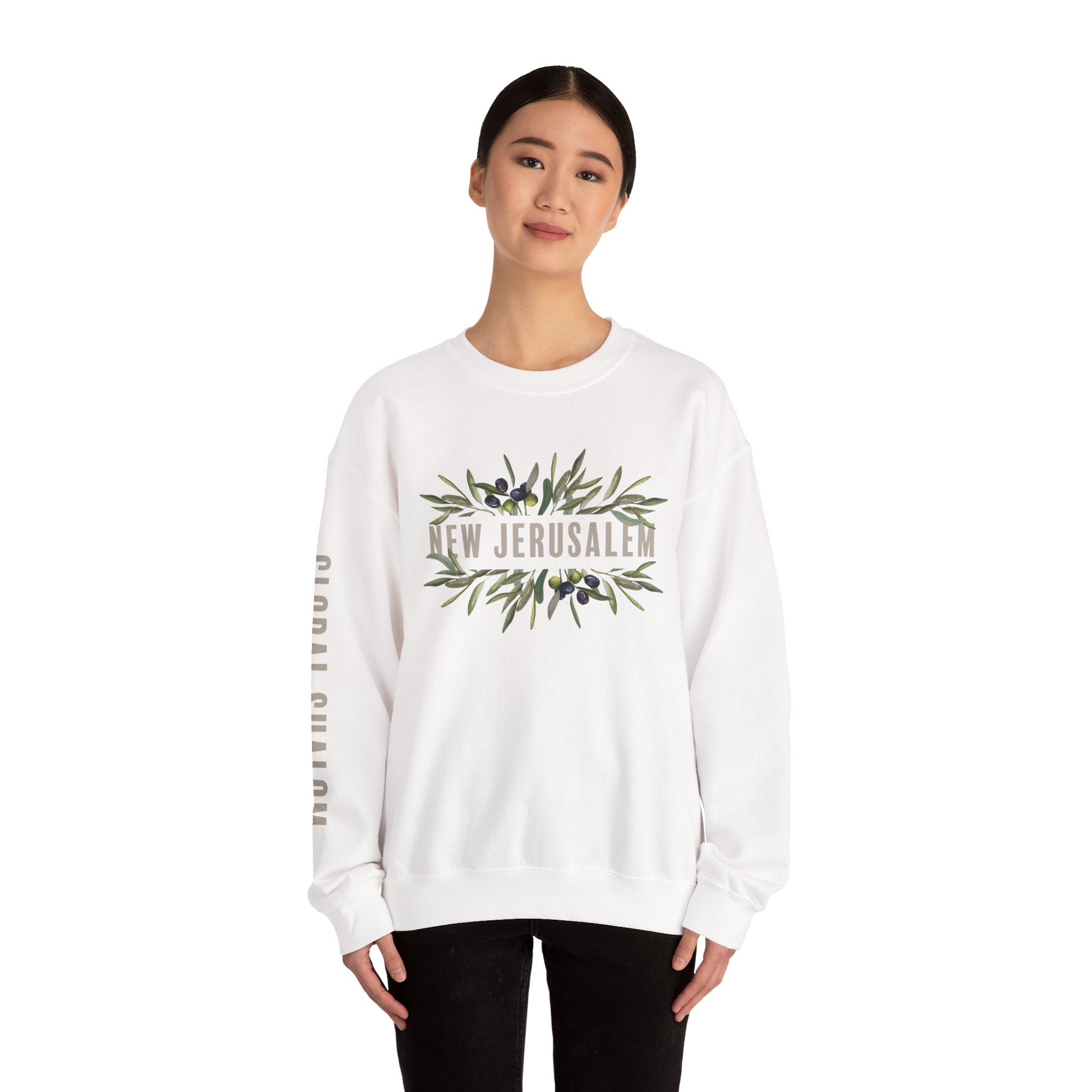 New Jerusalem Olive Branch Sweatshirt