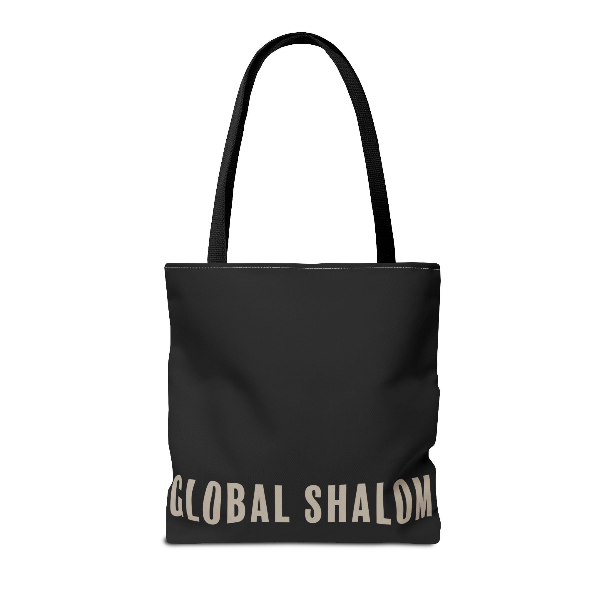 Global Shalom Tote Bag — Black Canvas Everyday Carry