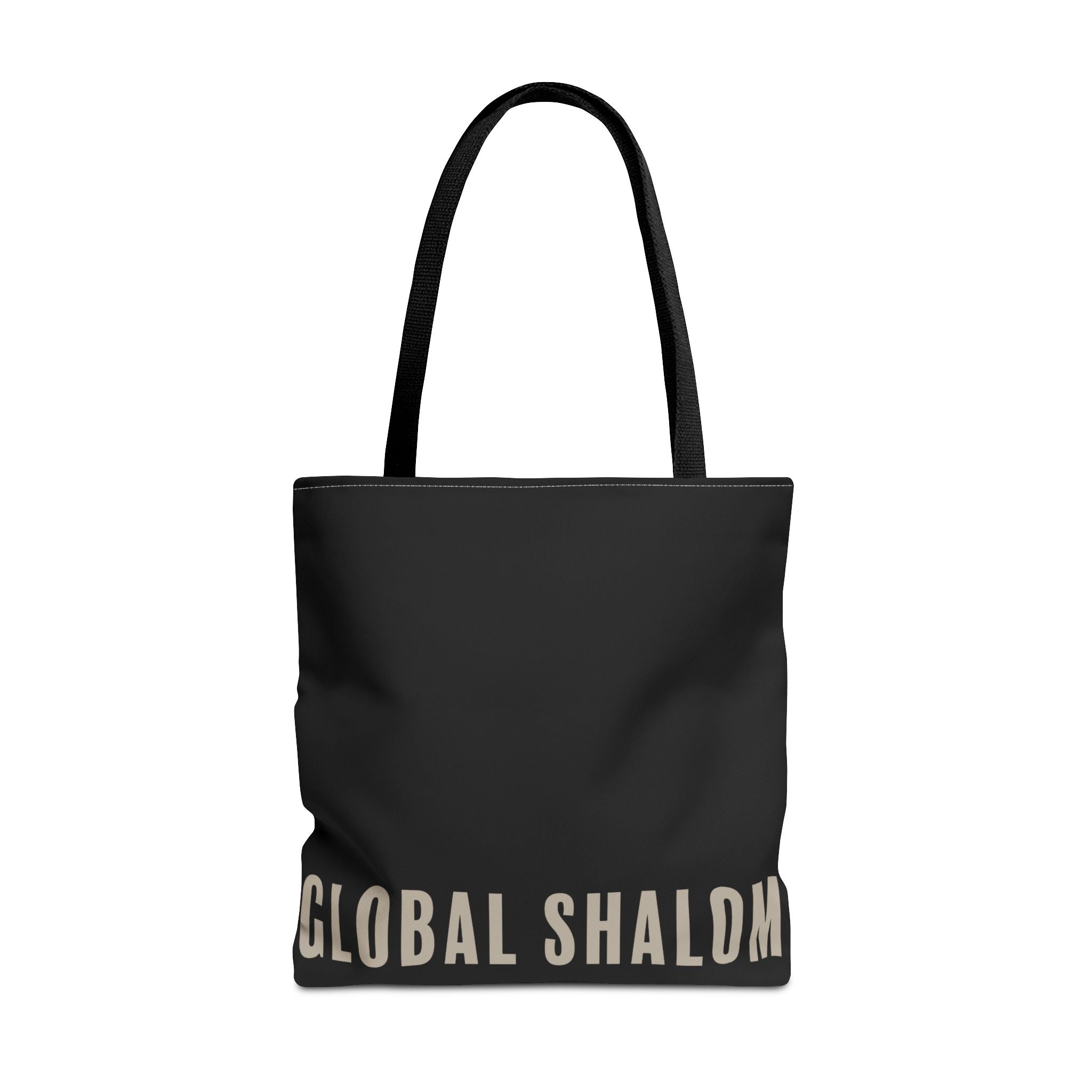 Global Shalom Tote Bag — Black Canvas Everyday Carry