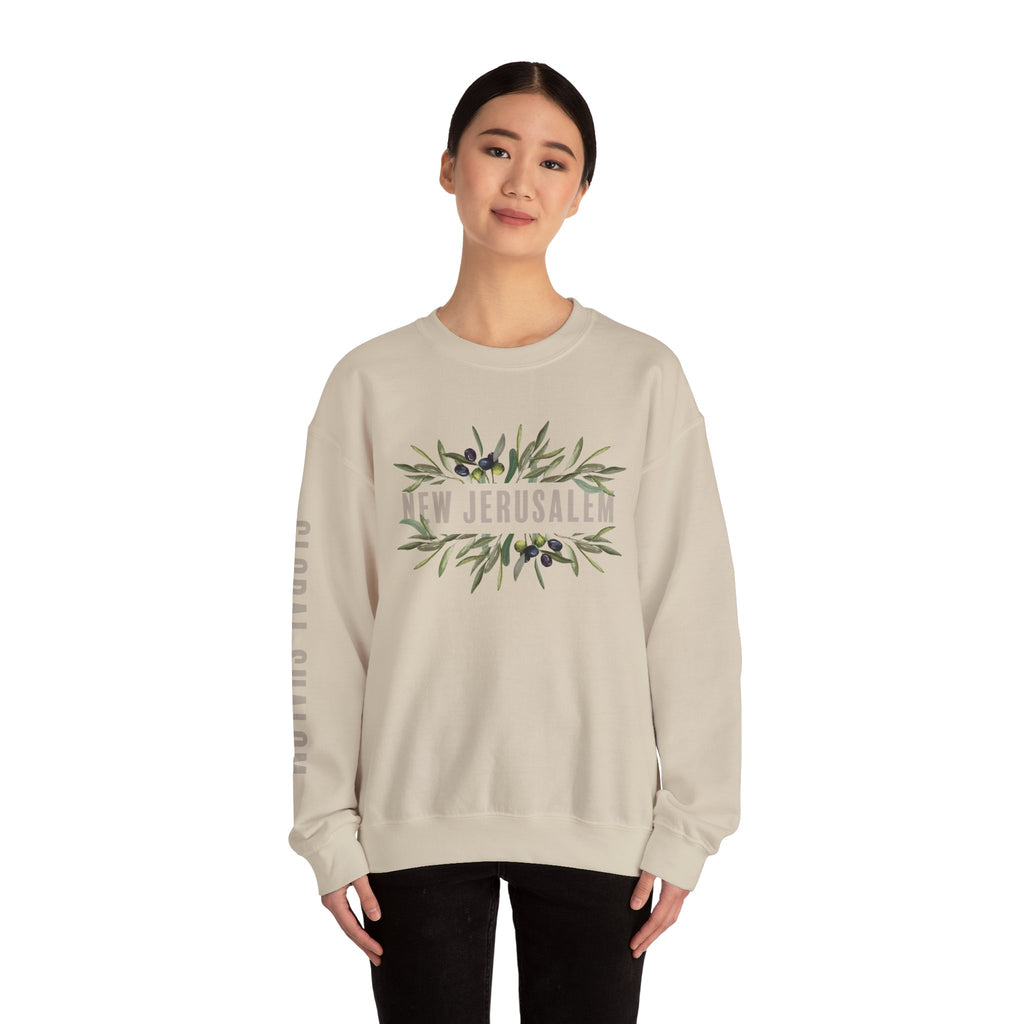 New Jerusalem Olive Branch Sweatshirt