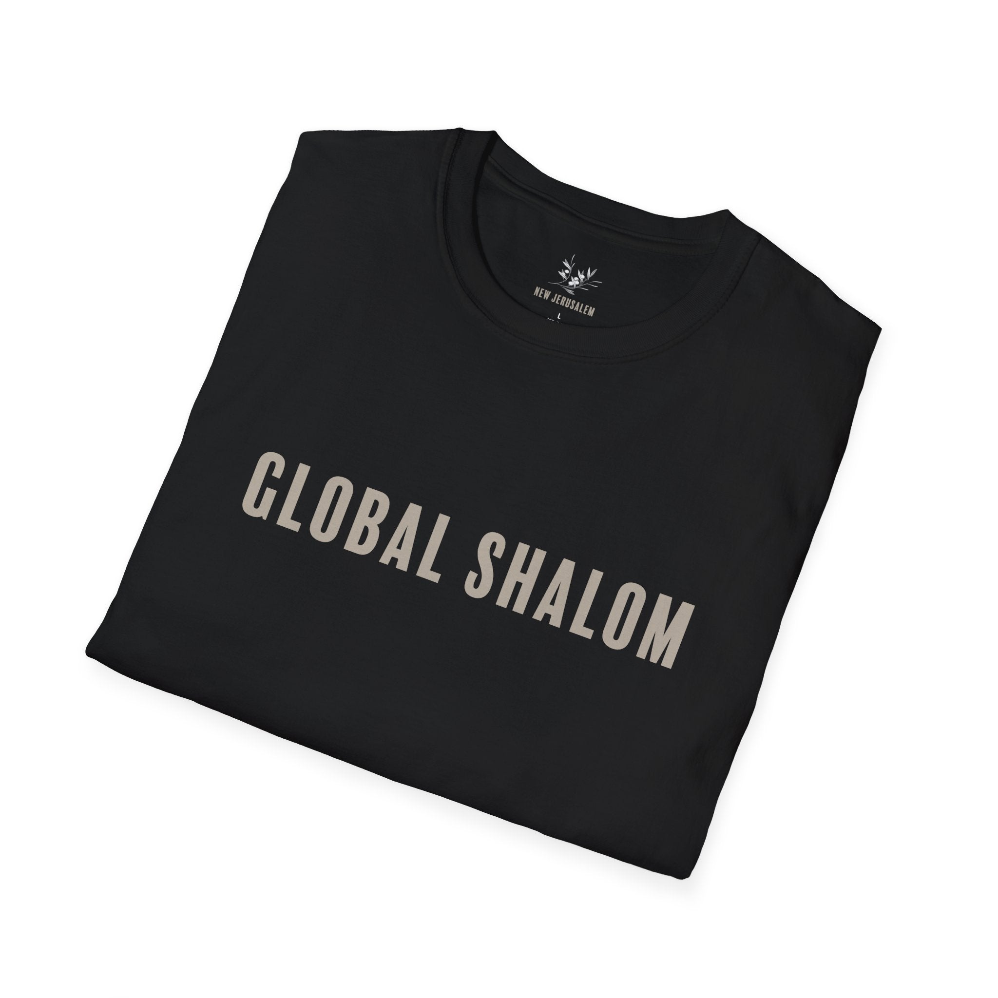 Global Shalom T-Shirt — Minimalist Peace Tee